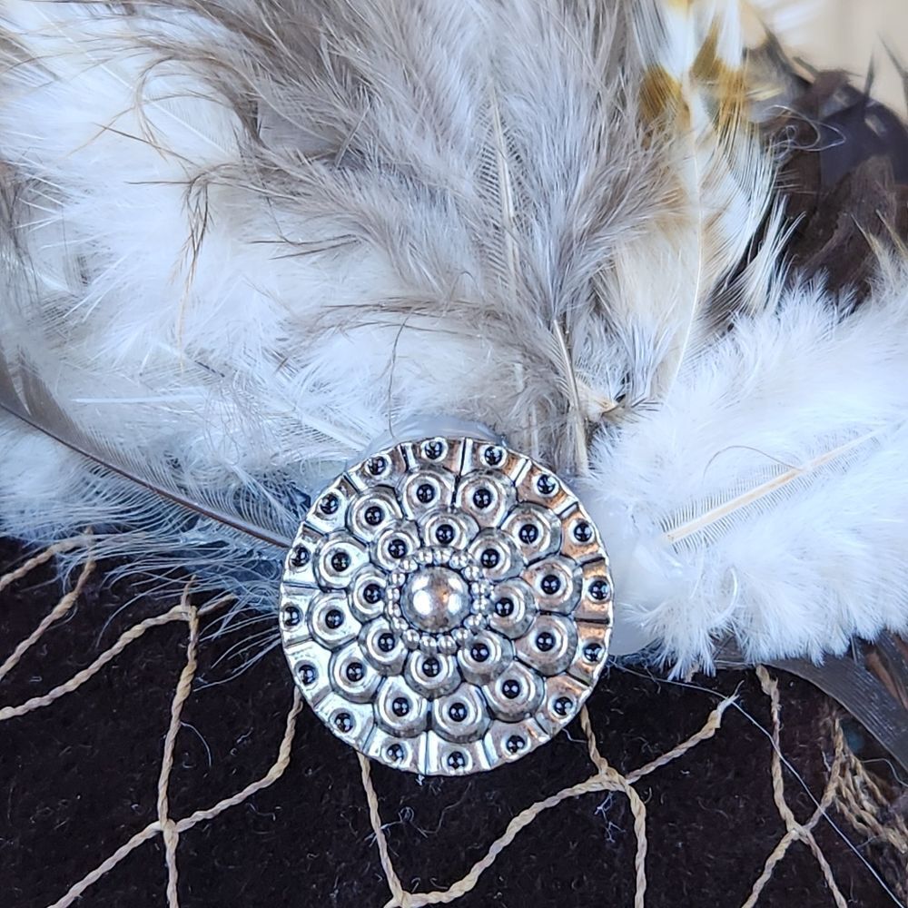 🔹️Vintage Jan Leslie Jacomet French Handmade Fascinator Hat - Picture 14 of 16